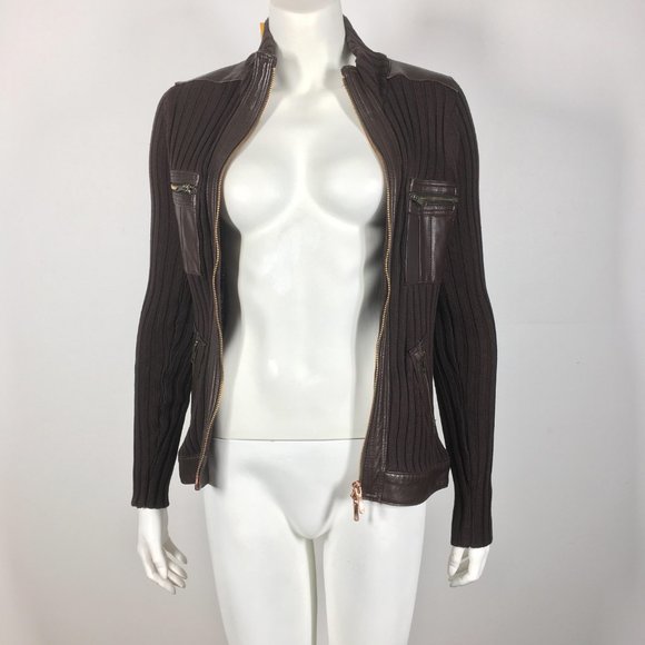 $250 New Michael Simon Brown Jacket Women Small - Picture 6 of 6